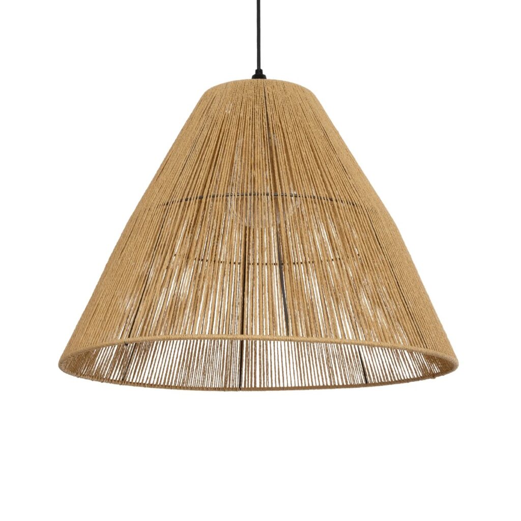 HUTT 205-0018 Boho Κρεμαστό Φωτιστικό Οροφής με Ντουί 1 x E27 AC 220-240V IP20 - Μπεζ - M50 x Π50 x Υ40cm