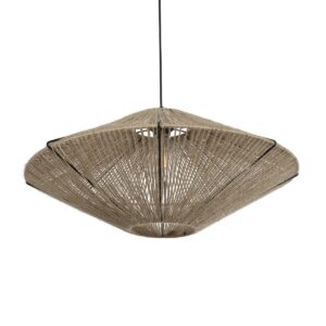 OVNI 205-0029 Boho Κρεμαστό Φωτιστικό Οροφής με Ντουί 1 x E27 AC 220-240V IP20 - Μπεζ - M60 x Π60 x Υ29cm