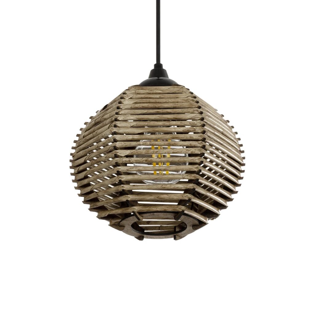 JUTTI 205-0041 Boho Κρεμαστό Φωτιστικό Οροφής με Ντουί 1 x E27 AC 220-240V IP20 - Μπεζ - M20 x Π20 x Υ18cm