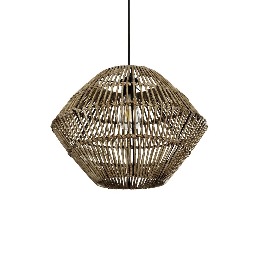 ARANCIA 205-0048 Boho Κρεμαστό Φωτιστικό Οροφής με Ντουί 1 x E27 AC 220-240V IP20 - Μπεζ - M46 x Π46 x Υ35cm