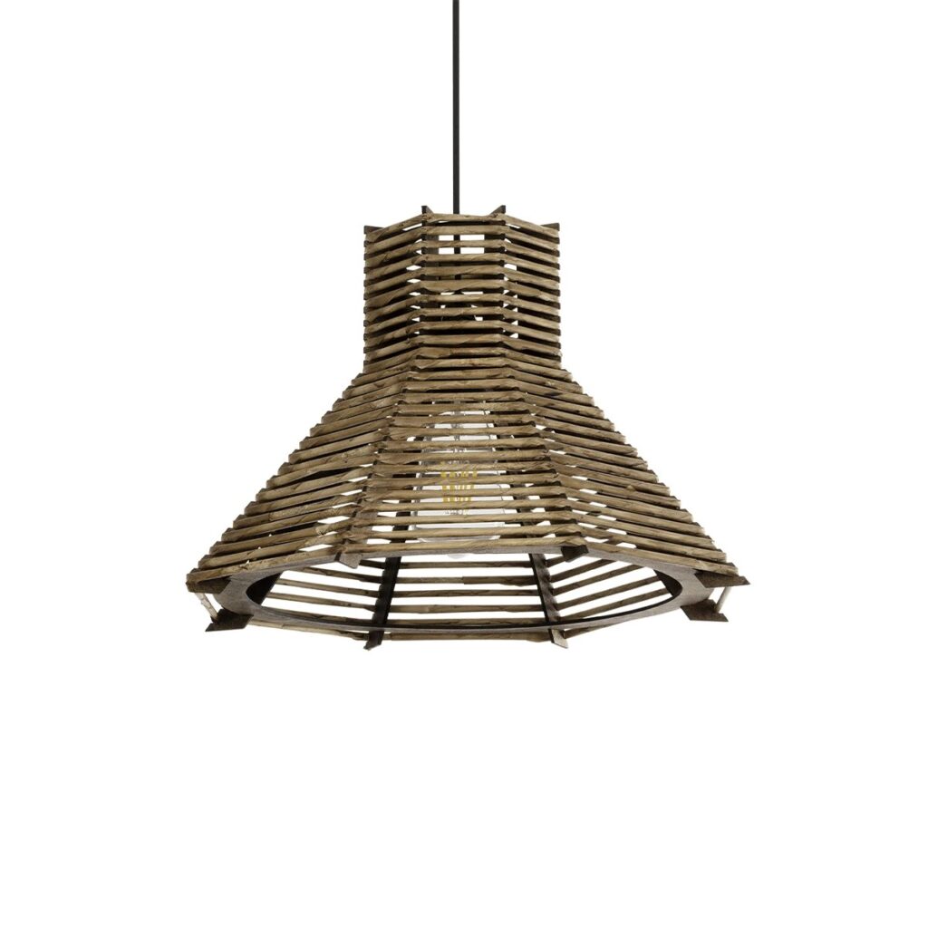 JUTTI 205-0051 Boho Κρεμαστό Φωτιστικό Οροφής με Ντουί 1 x E27 AC 220-240V IP20 - Καφέ- M40 x Π40 x Υ26cm