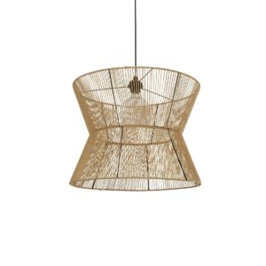 UPCONE 205-0056 Boho Κρεμαστό Φωτιστικό Οροφής με Ντουί 1 x E27 AC 220-240V IP20 - Μπεζ - M50 x Π50 x Υ43cm