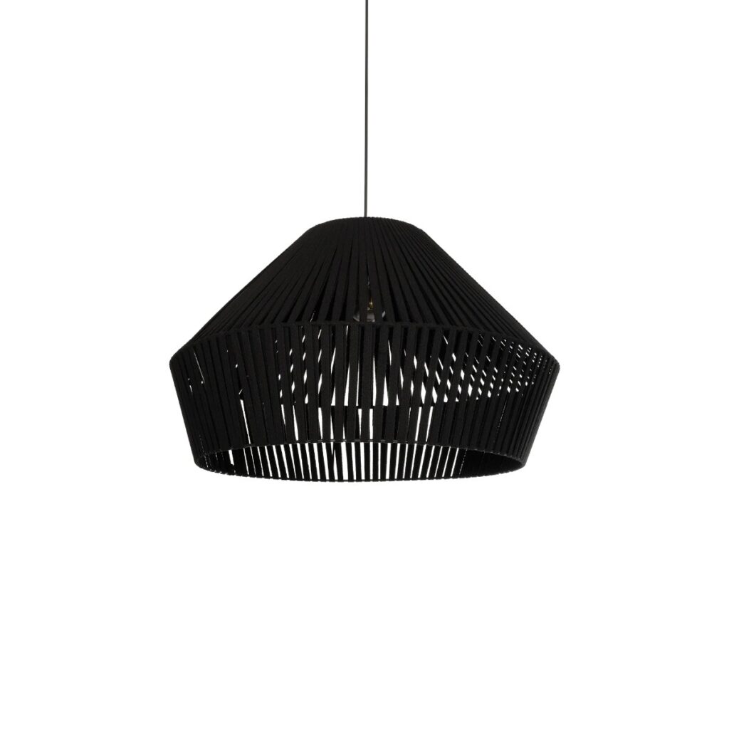 NUI 205-0062 Boho Κρεμαστό Φωτιστικό Οροφής με Ντουί 1 x E27 AC 220-240V IP20 - Μαύρο - M60 x Π60 x Υ41cm