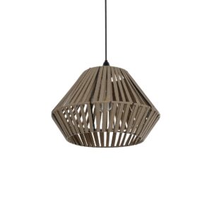 NUI 205-0067 Boho Κρεμαστό Φωτιστικό Οροφής με Ντουί 1 x E27 AC 220-240V IP20 - Μπεζ - M36 x Π36 x Υ27cm