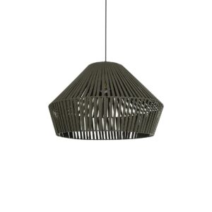 NUI 205-0070 Boho Κρεμαστό Φωτιστικό Οροφής με Ντουί 1 x E27 AC 220-240V IP20 - Πρασίνο - M60 x Π60 x Υ41cm