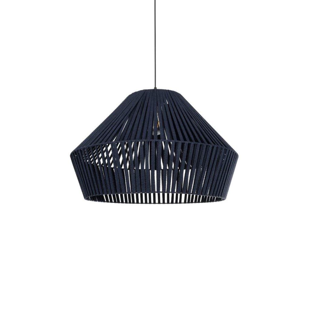 NUI 205-0072 Boho Κρεμαστό Φωτιστικό Οροφής με Ντουί 1 x E27 AC 220-240V IP20 - Μπλε - M60 x Π60 x Υ41cm
