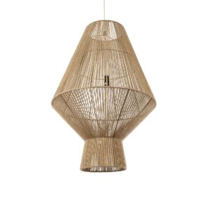 CAYMAN 01854 Boho Κρεμαστό Φωτιστικό Οροφής με Ντουί 1 x E27 AC 220-240V IP20 - Μπεζ - Μ60 x Π60 x Υ86cm