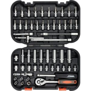 ΚΑΣΕΤΙΝΑ ΚΑΡΥΔΑΚΙΑ 1/4" ΣΕΤ 56ΤΜΧ. STHOR 58643