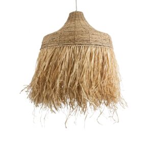 PORTOFERRAIO 02186 Boho Κρεμαστό Φωτιστικό Οροφής με Ντουί 1 x E27 AC 220-240V IP20 - Μπεζ - Μ80 x Π80 x Υ120cm