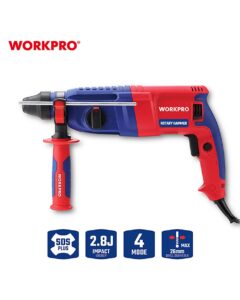 ΣΚΑΠΤΙΚΟ ΠΕΡΙΣΤΡΟΦΙΚΟ ΠΙΣΤΟΛΕΤΟ 800W SDS PLUS ( 2,8 Joule) WP470406 WORKPRO