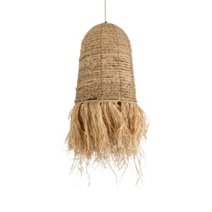 PORTOFERRAIO 02170 Boho Κρεμαστό Φωτιστικό Οροφής με Ντουί 1 x E27 AC 220-240V IP20 - Μπεζ - Μ30 x Π30 x Υ70cm