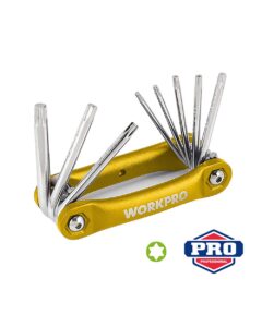 ΚΛΕΙΔΙΑ TORX ΣΕΤ 8τμχ -ΣΟΥΓΙΑΣ- WP222025 WORKPRO (PROFI)