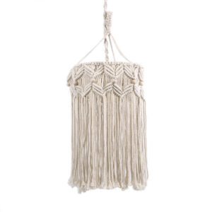 CONGO 36206 Boho Κρεμαστό Φωτιστικό Οροφής με Ντουί 1 x E27 AC 220-240V IP20 - Μπεζ - Μ30 x Π30 x Υ50cm