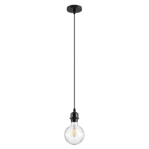 HANNA 36218 Μοντέρνο Φωτιστικό Οροφής με Ντουί 1 x E27 AC 220-240V IP20 - Μαύρο - Μ4 x Π4 x Υ110cm