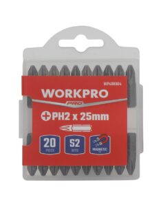 ΜΥΤΕΣ PH ΑΠΛΕΣ 2.0 x 25mm ΜΑΓΝΗΤΙΚΕΣ ΣΕΤ 20τμχ WP408004 WORKPRO (ΚΑΡΤΕΛΑ)