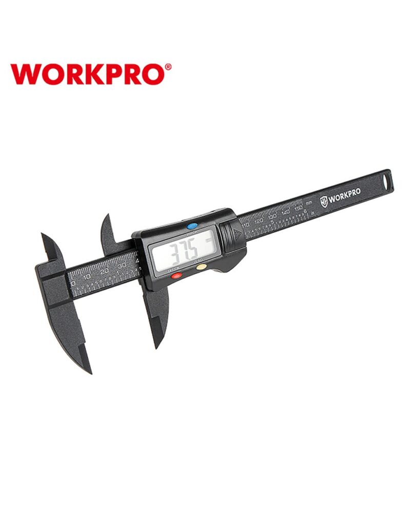ΠΑΧΥΜΕΤΡΟ ΨΗΦΙΑΚΟ ΠΛΑΣΤΙΚΟ 150mm(6") WP266001 WORKPRO (PROFI) (ΚΑΡΤΕΛΑ)