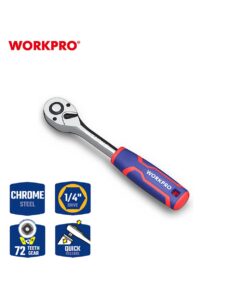 ΚΑΣΤΑΝΙΑ 1/4" (72T) WP271010 WORKPRO (PROFI) (ΚΑΡΤΕΛΑ)