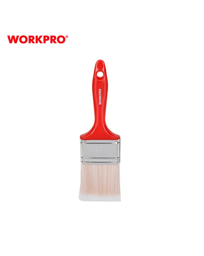ΠΙΝΕΛΑ WORKPRO KOKKINA 1,5" (38mm) ΠΛΑΣΤΙΚΗ ΛΑΒΗ WP325024