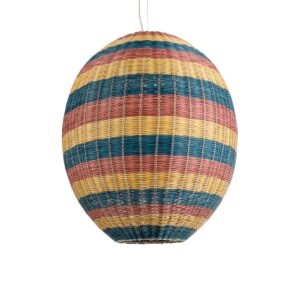 CABALLEROS 02066 Boho Κρεμαστό Φωτιστικό Οροφής με Ντουί 1 x E27 AC 220-240V IP20 - Πολύχρωμο - Μ70 x Π70 x Υ80cm
