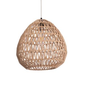 JENSON 00911 Boho Κρεμαστό Φωτιστικό Οροφής με Ντουί 1 x E27 AC 220-240V IP20 - Μπεζ - Μ35 x Π35 x Υ35cm