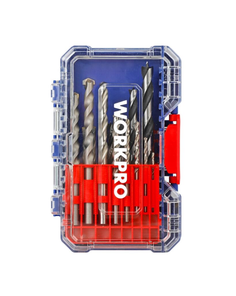 ΤΡΥΠΑΝΙΑ ΑΕΡΟΣ. ΞΥΛΟΥ,ΜΠΕΤΟΥ ΣΕΤ 16τμχ WP409011 WORKPRO