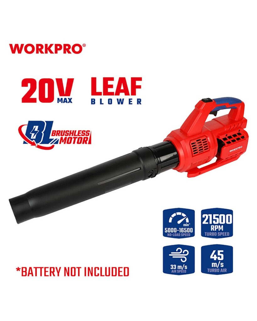 ΦΥΣΗΤΗΡΑΣ ΚΗΠΟΥ ΕΠΑΝΑΦΟΡΤΙΖΟΜΕΝΟΣ 20V-Li BL SOLO** WP394005 WORKPRO (PROFI)