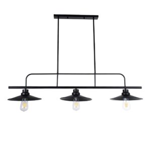 REGAL 01009 Vintage Φωτιστικό Οροφής με Ντουί 3 x E27 AC 220-240V IP20 - Μαύρο - Μ110 x Π26 x Υ75cm