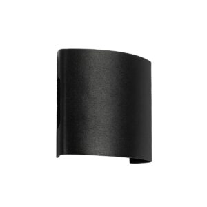 SIXOAD 60676 Μοντέρνο Φωτιστικό Τοίχου - Απλίκα LED 4W 400lm 30° AC 220-240V IP65 Θερμό Λευκό 2700K - CREE XPE Chip & TÜV SÜD Driver - Μαύρο Ματ - Μ8.5 x Π3.5 x Υ8cm - 5 Χρόνια Εγγύηση