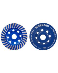 ΔΙΣΚΟΙ ΔΙΑΜΑΝΤΙ ΛΕΙΑΝΣΗΣ 125 mm TURBO WP405222 WORKPRO (PROFI) (ΚΑΡΤΕΛΑ)