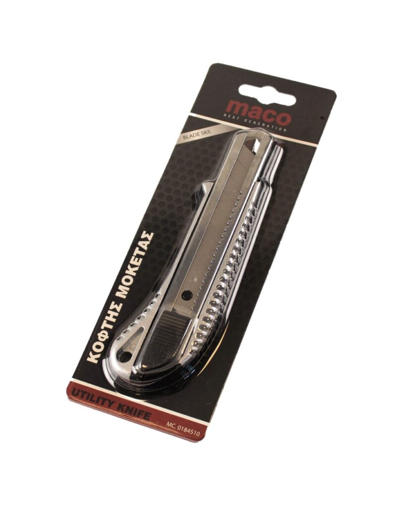 ΚΟΦΤΗΣ ΜΟΚΕΤΩΝ MACO 18mm ΒΑΡΕΩΣ ΤΥΠΟΥ 4510 (ΜΕΤΑΛΛΙΚΟΣ) (ΚΑΡΤΕΛΑ)