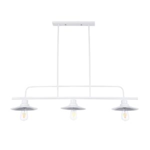 REGAL 01010 Vintage Φωτιστικό Οροφής με Ντουί 3 x E27 AC 220-240V IP20 - Λευκό - Μ110 x Π26 x Υ75cm
