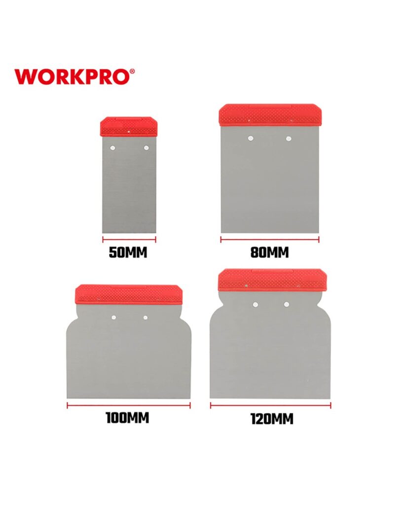 ΣΠΑΤΟΥΛΑ ΣΕΤ 4 τμχ ΑΤΣΑΛΙΝΕΣ WP321017 WORKPRO