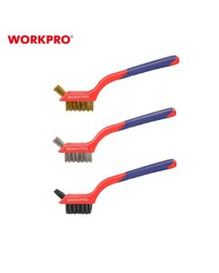 ΣΥΡΜΑΤΟΒΟΥΡΤΣΑ ΧΕΙΡΟΣ ΜΙΚΡΗ ΣΕΤ 3 τμχ WP253005 WORKPRO (PROFI) (ΚΑΡΤΕΛΑ)