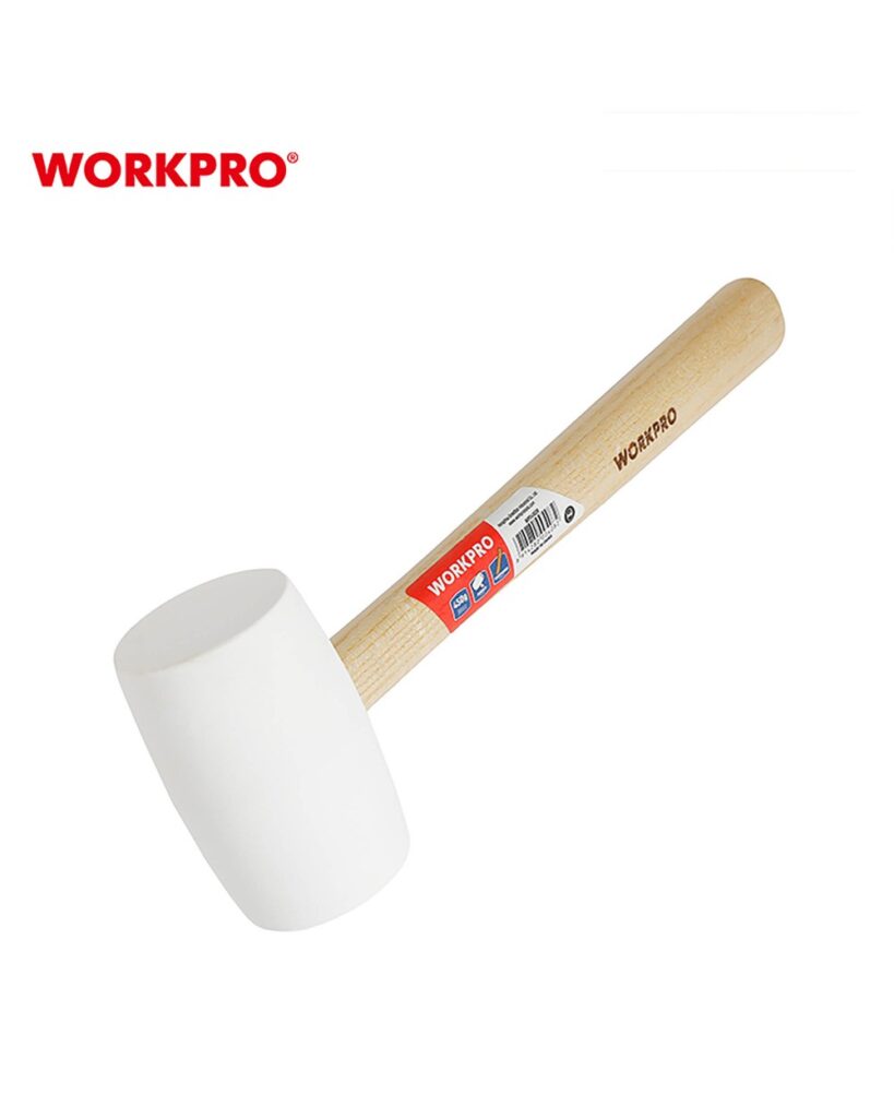 ΜΑΤΣΟΛΑ ΛΑΣΤΙΧΟ ΞΥΛΙΝΗ ΛΑΒΗ. 450gr (ΑΣΠΡΟ) WP241038 WORKPRO (PROFI)