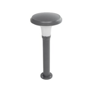 WHISPER 90548 Φωτιστικό Κολωνάκι Κήπου με Ντουί 1 x E27 AC 220-240V IP65 - Γκρι Ανθρακί - Μ27 x Π27 x Υ79cm