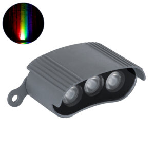 TREELIGHT-ZINA 90689 Κυρτή Μπάρα Φωτισμού Wall Washer με Αντιθαμβωτική Γρίλια Ειδική για Φυτά - Δέντρα LED 3W 255lm 30° DC 24V IP65 Μ9 x Π6.5 x Υ4cm Πολύχρωμο RGBW DMX512 - Γκρι Ανθρακί - 3 Χρόνια Εγγύηση