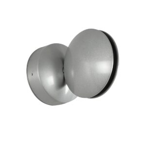 SEPTUM 93067 Μοντέρνο Φωτιστικό Τοίχου - Απλίκα LED 9W 1150lm 1° AC 220-240V IP44 Μπλε - CREE XPE Chip & TÜV SÜD Driver - Γκρι Ανθρακί Ματ - Μ12 x Π11 x Υ17cm - 5 Χρόνια Εγγύηση