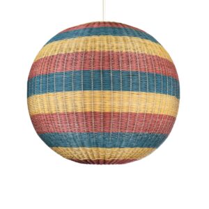 CABALLEROS 02064 Boho Κρεμαστό Φωτιστικό Οροφής με Ντουί 1 x E27 AC 220-240V IP20 - Πολύχρωμο - Μ100 x Π100 x Υ100cm