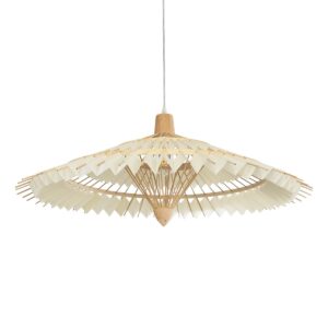 VENTALIA 999-0066 Boho Κρεμαστό Φωτιστικό Οροφής με Ντουί 1 x E27 AC 220-240V IP20 - Μπεζ - Μ83 x Π83 x Υ36cm