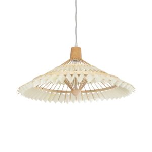 VENTALIA 999-0067 Boho Κρεμαστό Φωτιστικό Οροφής με Ντουί 1 x E27 AC 220-240V IP20 - Μπεζ - Μ60 x Π60 x Υ30cm