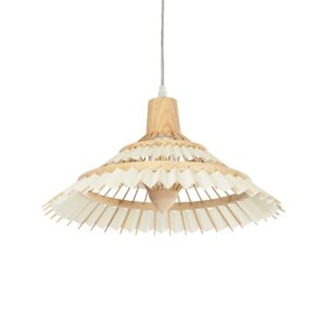VENTALIA 999-0068 Boho Κρεμαστό Φωτιστικό Οροφής με Ντουί 1 x E27 AC 220-240V IP20 - Μπεζ - Μ40 x Π40 x Y23cm