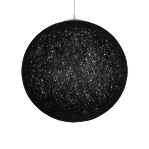 OCEANA 999-0157 Boho Κρεμαστό Φωτιστικό Οροφής με Ντουί 1 x E27 AC 220-240V IP20 - Μαύρο - Μ60 x Π60 x Υ60cm