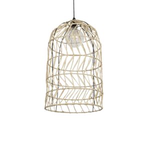 NETI 205-0025 Boho Κρεμαστό Φωτιστικό Οροφής με Ντουί 1 x E27 AC 220-240V IP20 - Μπεζ - M35 x Π35 x Υ63cm