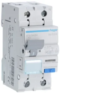 Hager AFA940H Ρελέ διαρροής με ασφάλεια RCBO 1P+N 40 A C 300 mA τύπου A