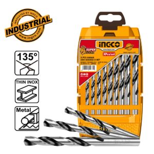 Τρυπάνια Μετάλλου HSS 2-10mm Σετ 9 τεμ. - INGCO AKD1095