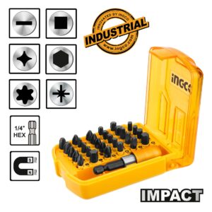 Κατσαβιδόμυτες 25mm Impact Σετ 30 τεμ. - INGCO AKSD68303