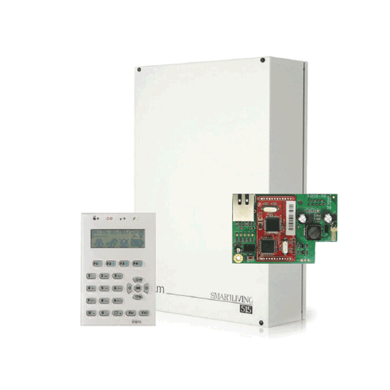 Σετ πίνακα συναγερμού και περιφερειακών INIM KIT SMART LIVING 515 + NCODE/GB + SMARTLAN/S