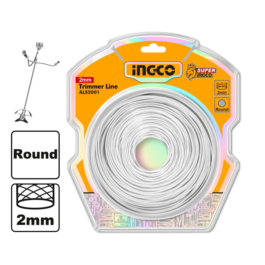 Μεσινέζα Στρογγυλή 2mm x 120m - INGCO ALS2001