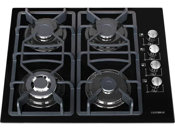 Εντοιχιζόμενη Εστία με 4 Μάτια Υγραερίου Calfer - B1140-BW