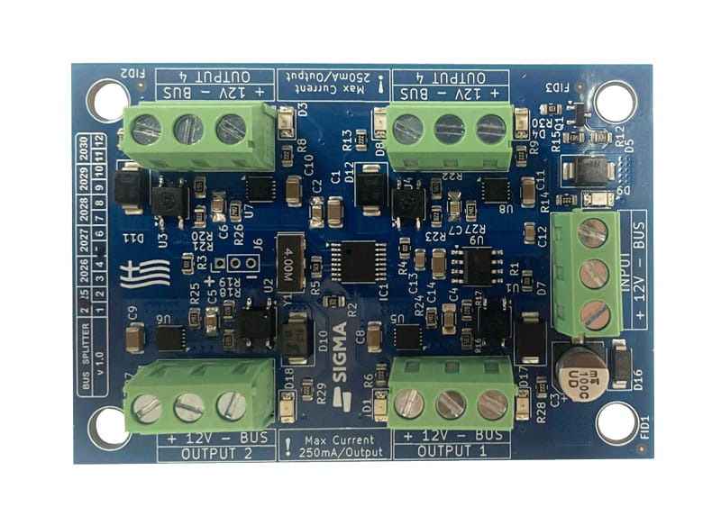 Διακλαδωτής BUS 1 προς 4 Sigma Security BUS SPLITTER